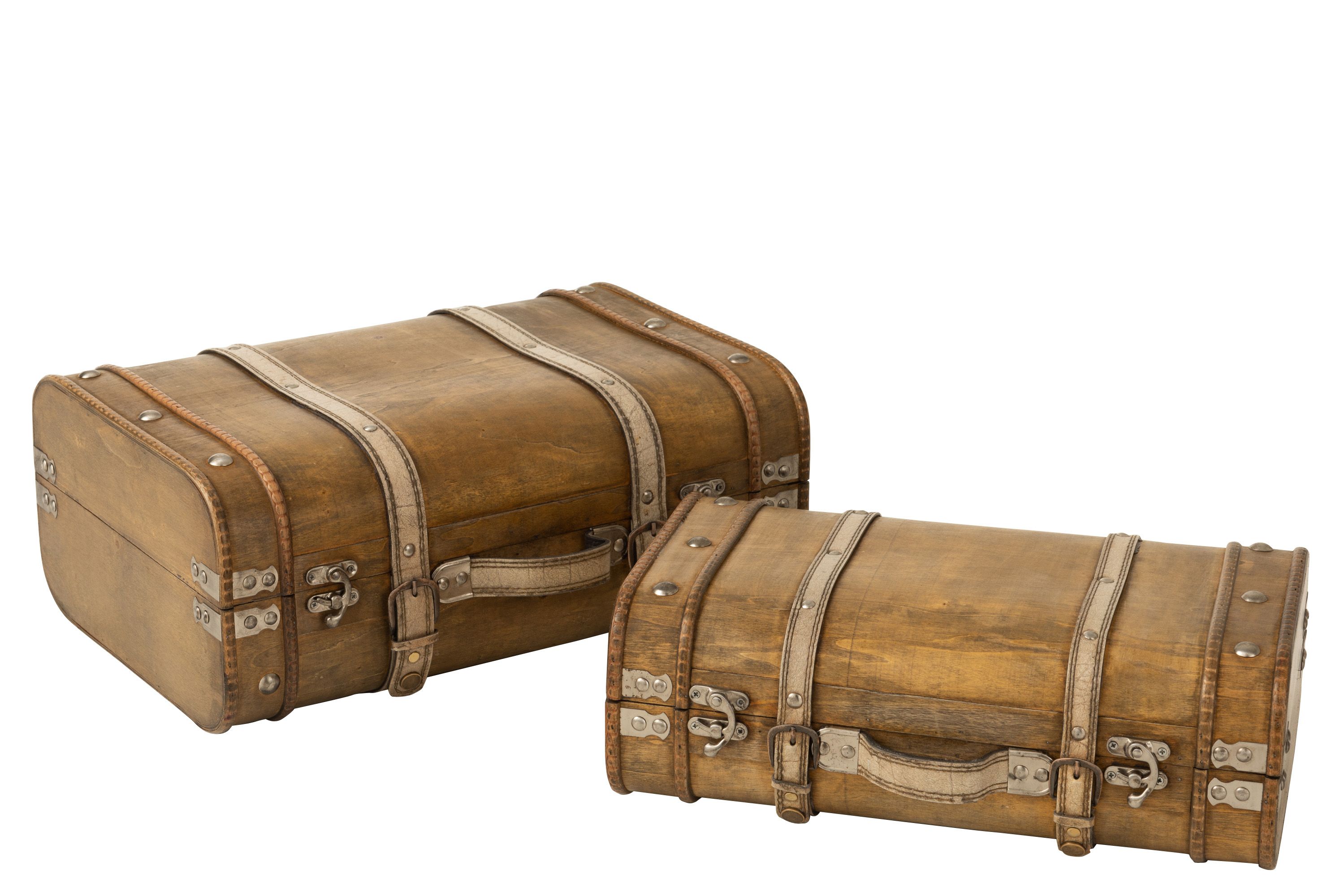 Набор из 2-х декоративных чемоданов "Трофи" 40х23,5х14см/45х31,5х18см
