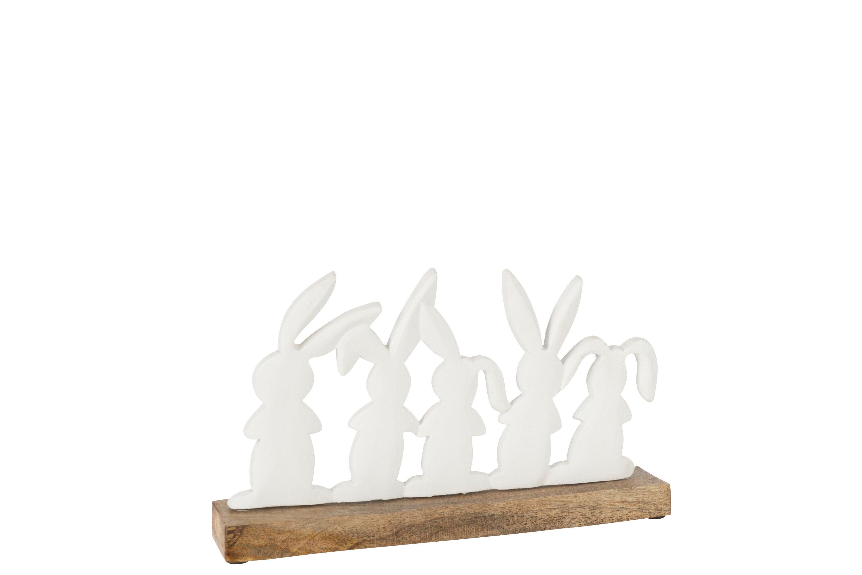 Декор "Пять кроликов" 28x5x17см